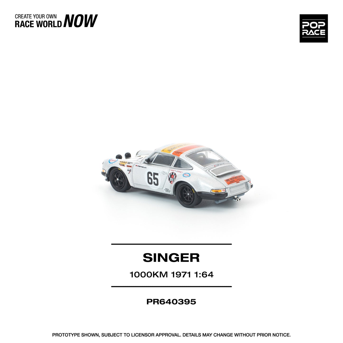 (PRE-ORDER) POPRACE 1:64 SINGER SPA 1000KM 1971 PR640395