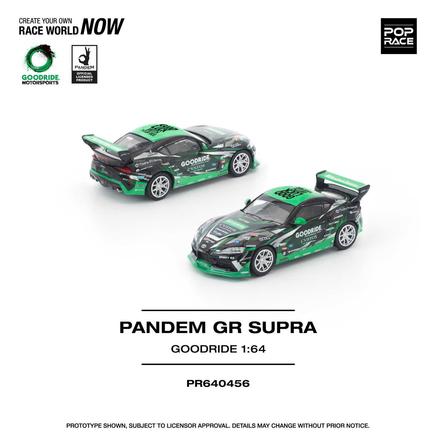 (PRE-ORDER) POPRACE 1:64 GOODRIDE PANDEM GR SUPRA PR640456