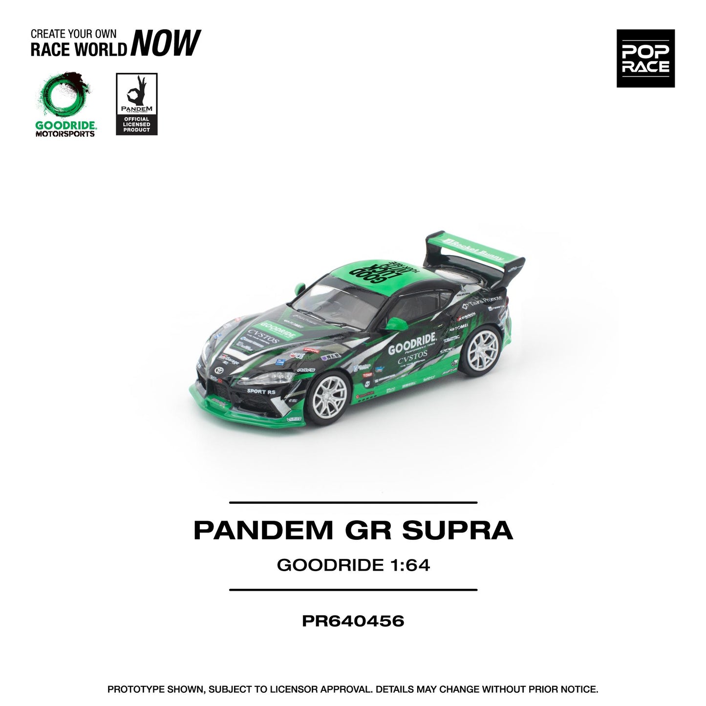 (PRE-ORDER) POPRACE 1:64 GOODRIDE PANDEM GR SUPRA PR640456