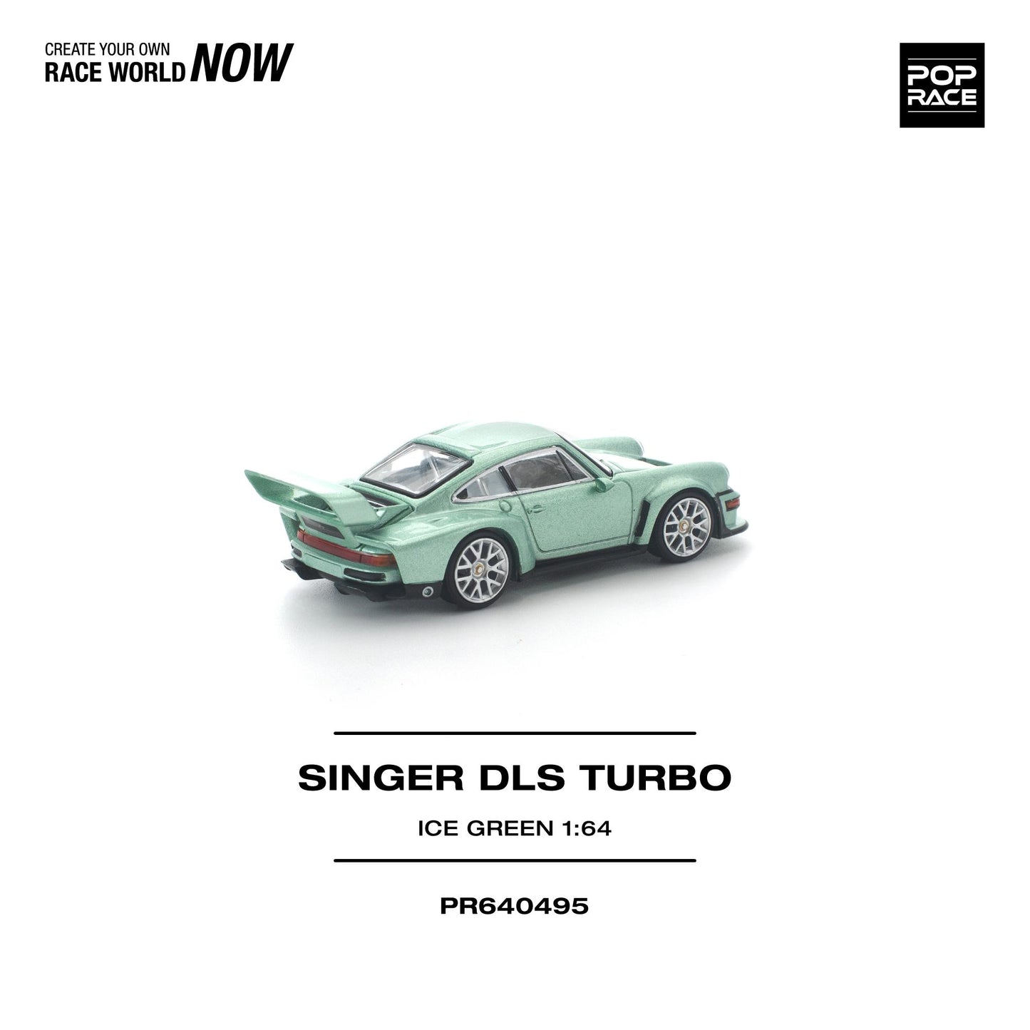 (PRE-ORDER) POPRACE 1:64 SINGER DLS TURBO ICE GREEN PR640495
