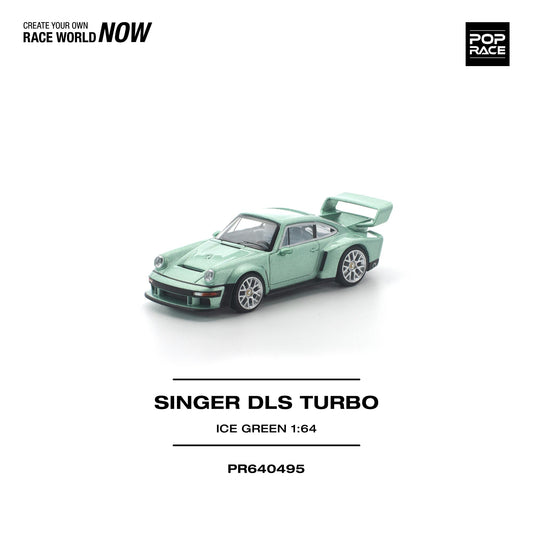(PRE-ORDER) POPRACE 1:64 SINGER DLS TURBO ICE GREEN PR640495