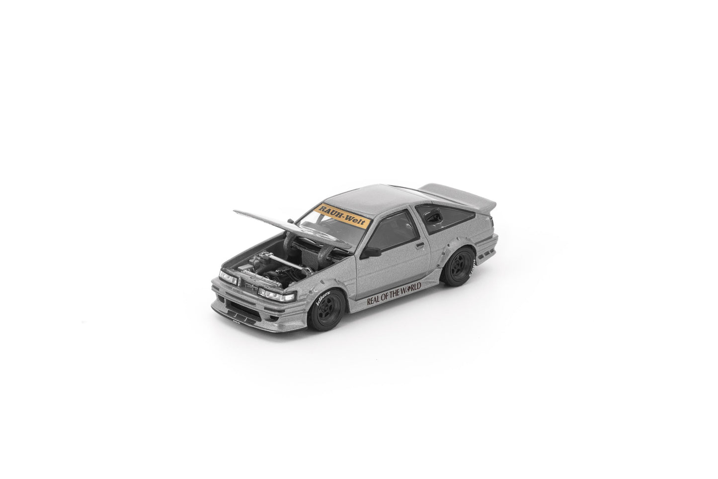 (PRE-ORDER) POPRACE 1:64 RWB AE86 - MATTE GREY (enigma exclusive edition) PRE030