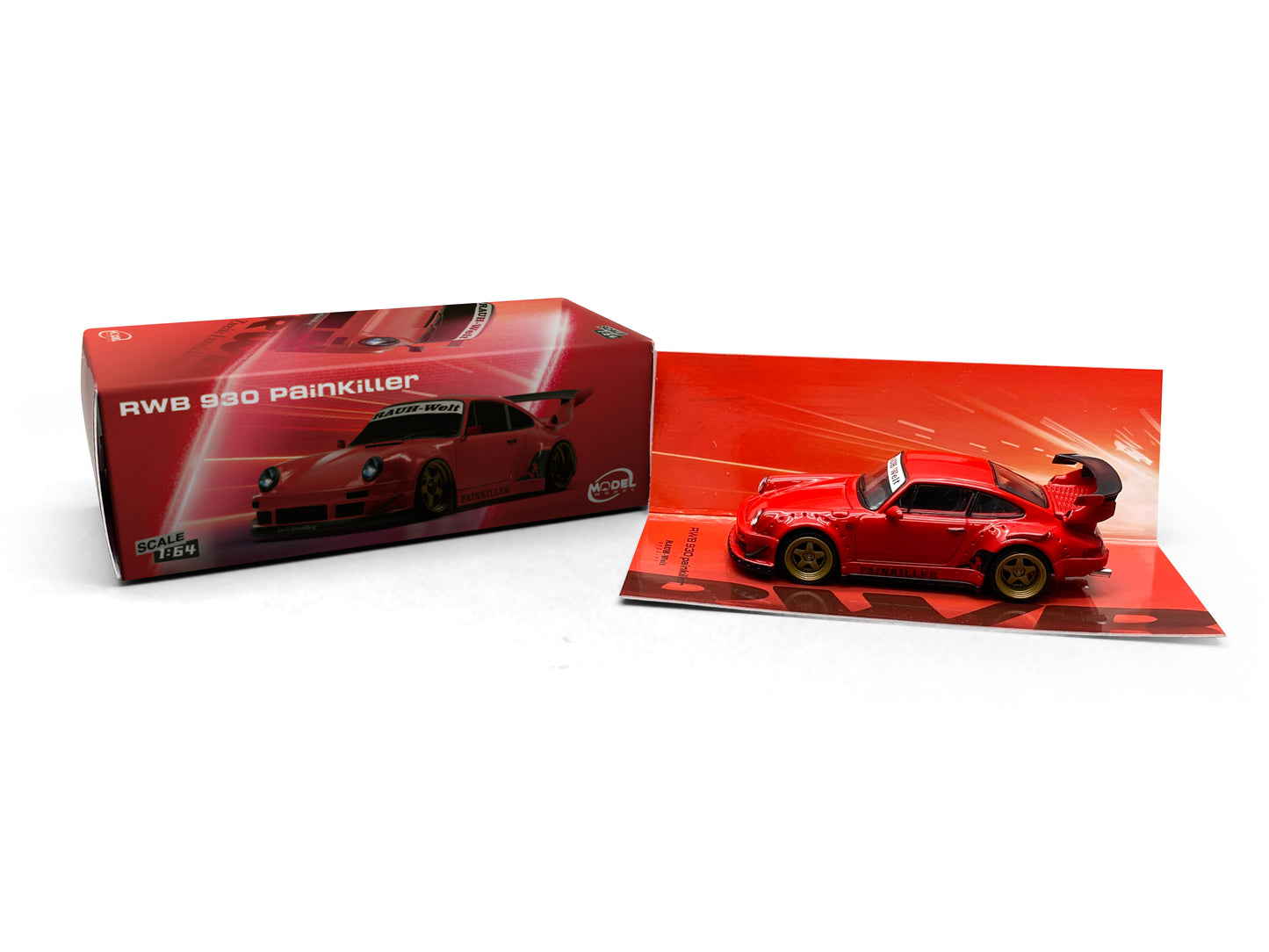 (PRE-ORDER) MODELMODEL 1:64 RWB 930 Painkiller (Paper Box) MM64-RWB930-007