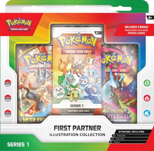 (PRE-ORDER) Pokemon First Partner Illustration Collection Sr1