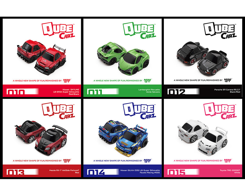 (PRE-ORDER) Mini GT QubeCarz Series 3 Assortment Inner Box Sealed Case of 6