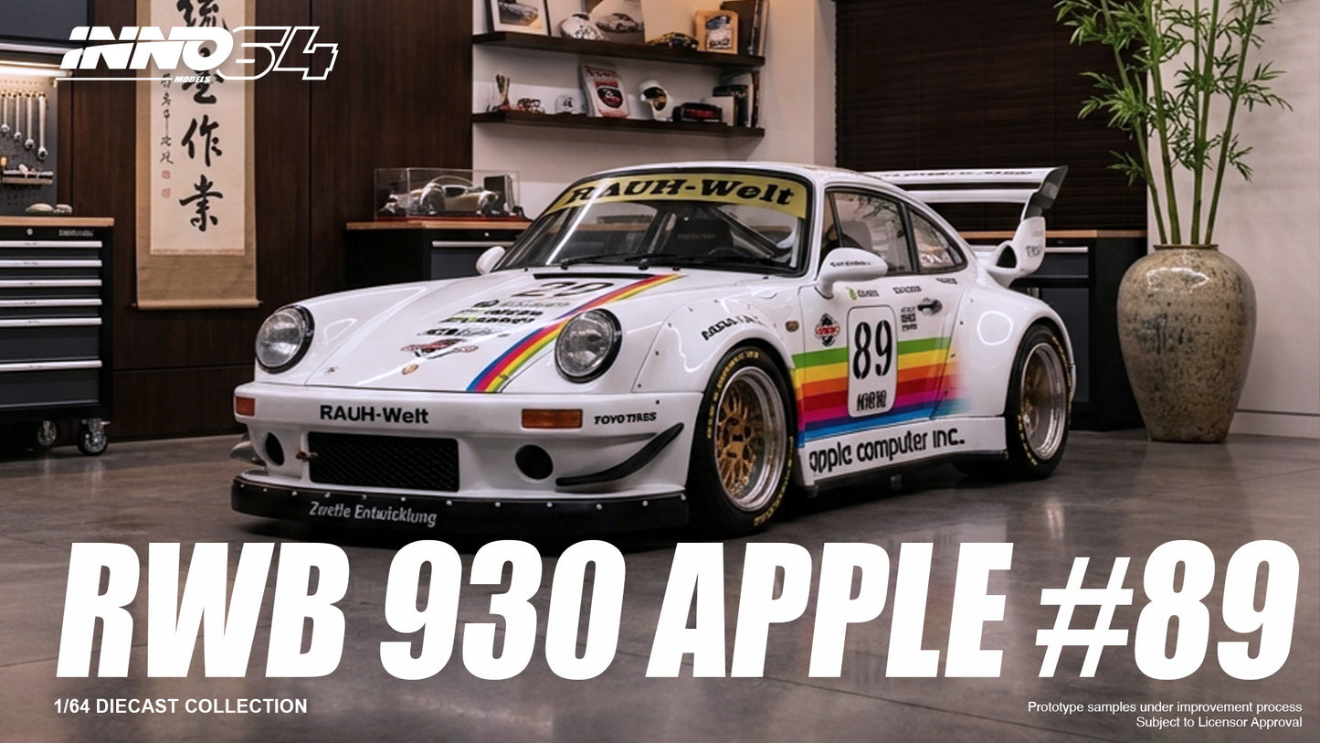 (PRE-ORDER) INNO64 1:64 RWB 930 #89 Apple Livery IN64-RWB930-APPLE