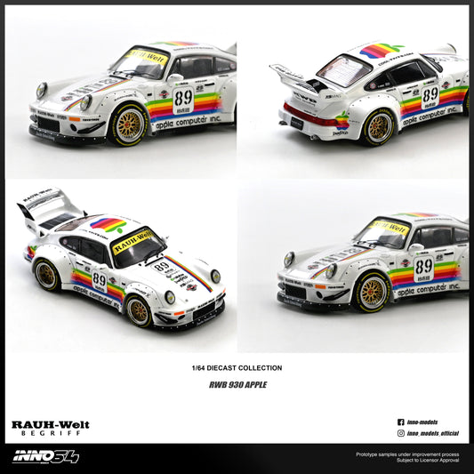 (PRE-ORDER) INNO64 1:64 RWB 930 #89 Apple Livery IN64-RWB930-APPLE