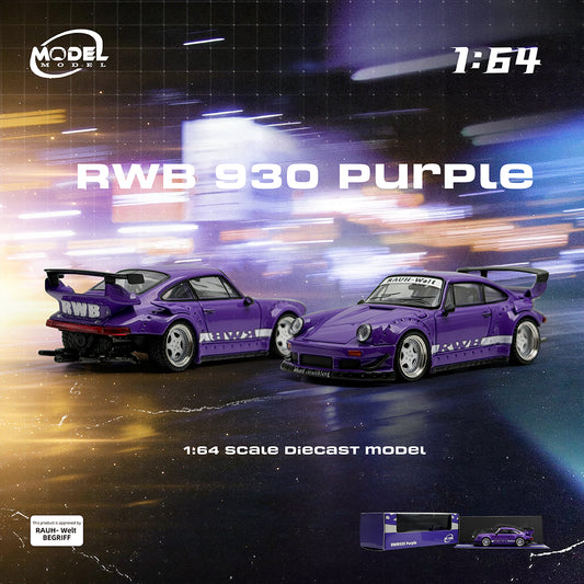 (PRE-ORDER) MODELMODEL 1:64 RWB 930 Purple MM64-RWB930-003