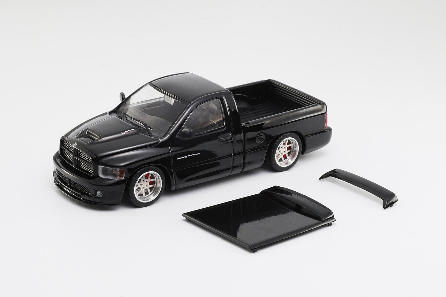(PRE-ORDER) Shoom64 by GCD 1:64 2003 RAM SRT-10 LHD BLACK SHOOM-103-003