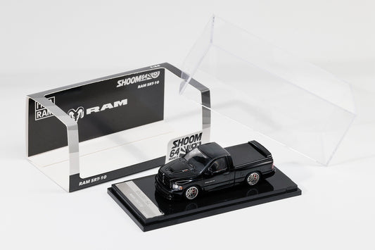(PRE-ORDER) Shoom64 by GCD 1:64 2003 RAM SRT-10 LHD BLACK SHOOM-103-003