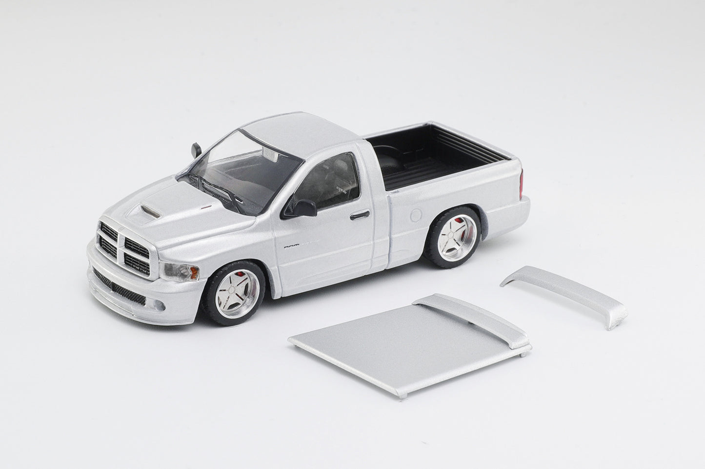 (PRE-ORDER) Shoom64 by GCD 1:64 2003 RAM SRT-10 LHD SILVER SHOOM-103-004
