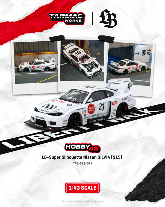 (PRE-ORDER) HOBBY43 1:43 LB-Super Silhouette Nissan SILVIA (S15) Drift 2025 T43-029-DR2