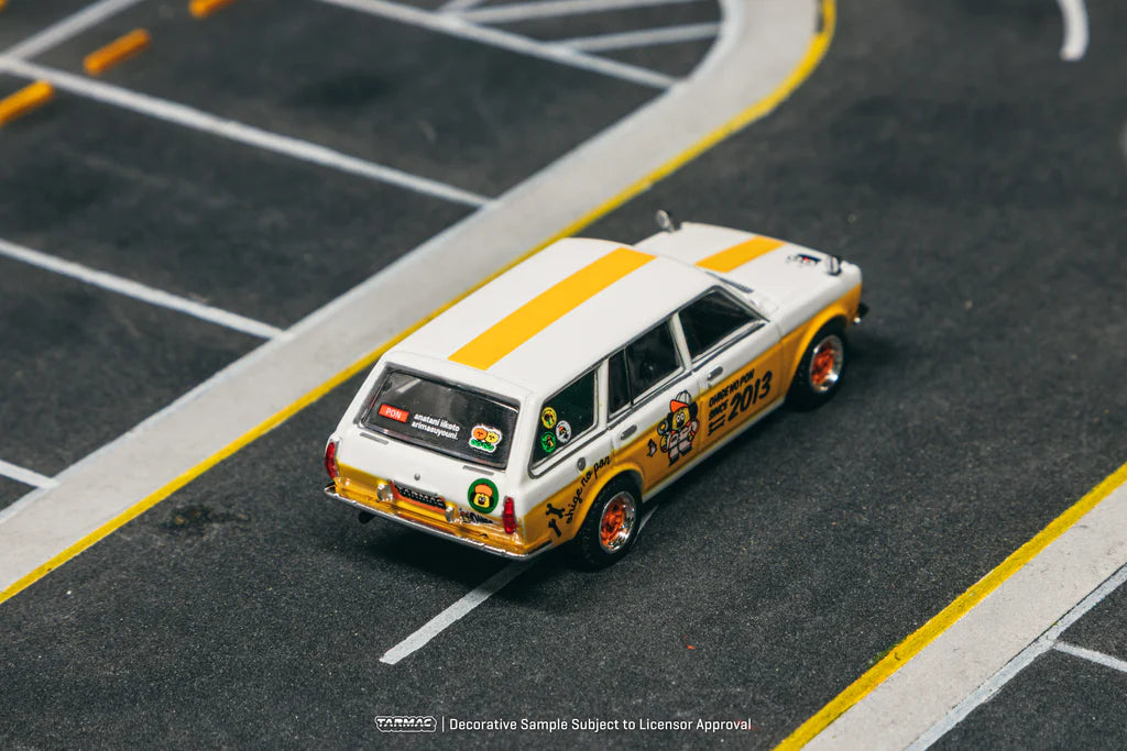 (PRE-ORDER) TARMAC WORKS GLOBAL64 1:64 Datsun Bluebird 510 Wagon OHIGE no PON T64G-026-ONP