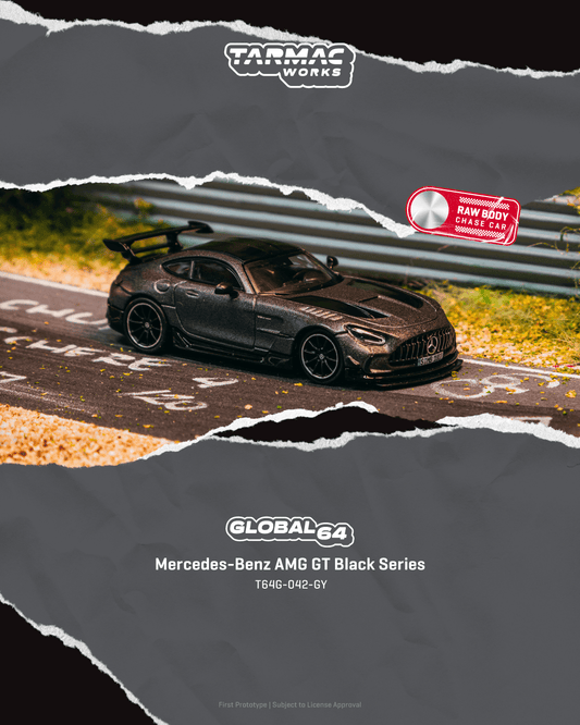 (PRE-ORDER) TARMAC GLOBAL64 1:64 Mercedes-Benz AMG GT Black Series Grey T64G-042-GY
