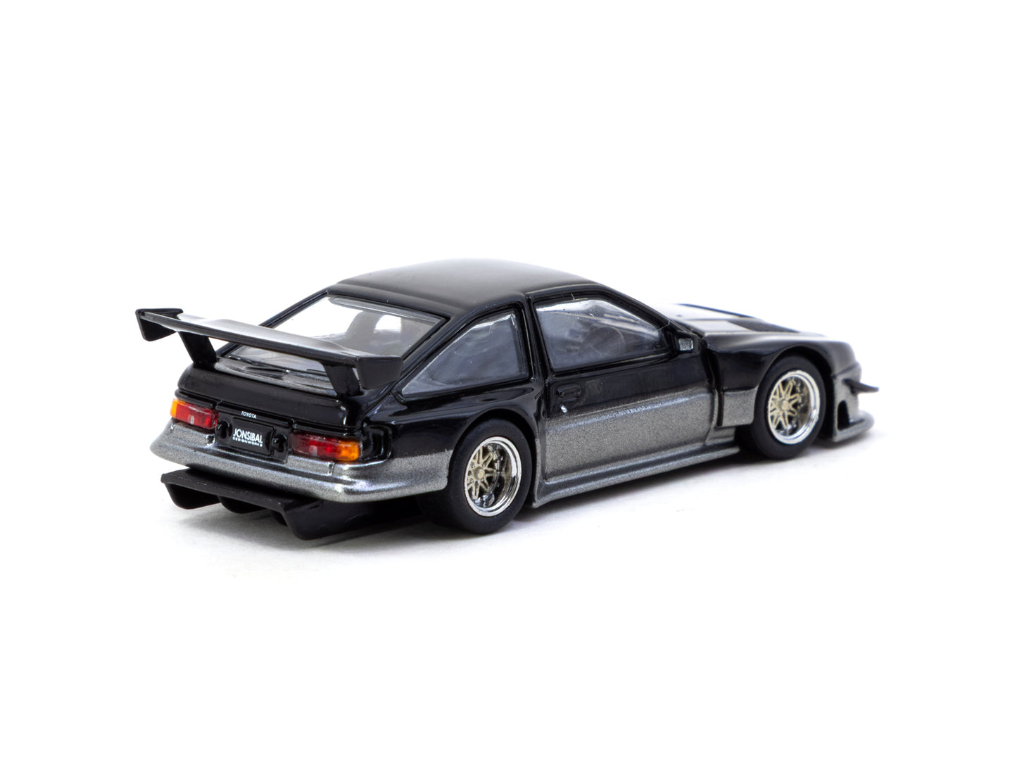 (PRE-ORDER) TARMAC WORKS GLOBAL64 1:64 Toyota Sprinter Trueno AE86 Widebody Black/Grey T64G-060-BG