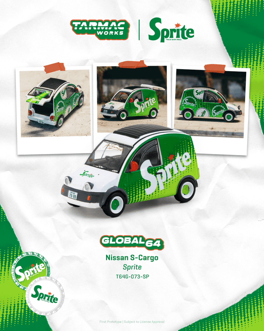 (PRE-ORDER) TARMAC GLOBAL64 1:64 Nissan S-Cargo Sprite T64G-073-SP