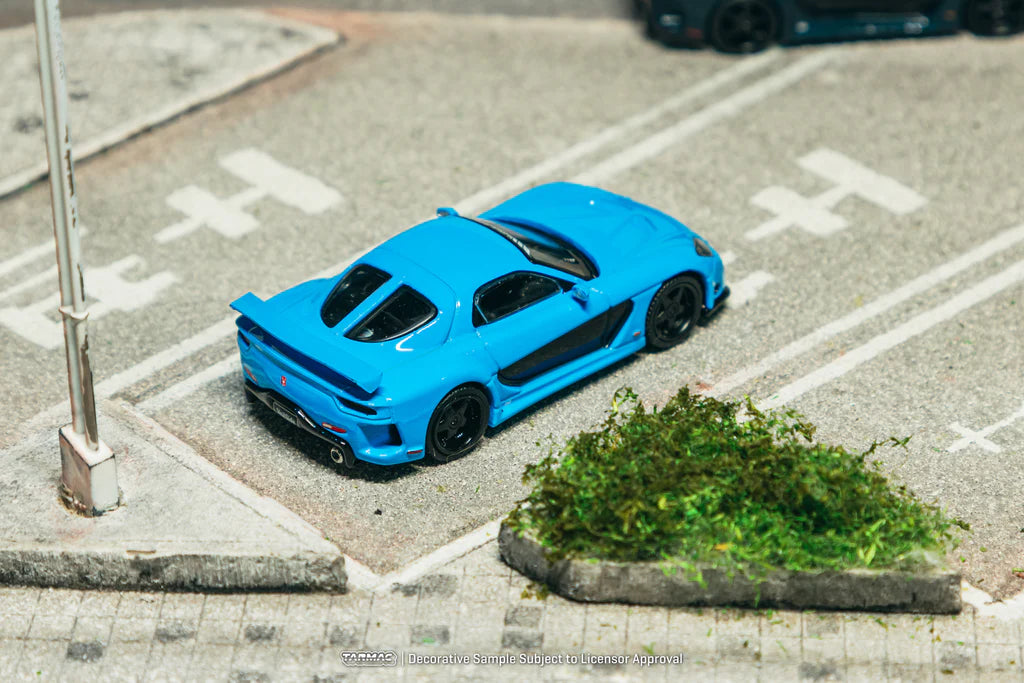 (PRE-ORDER) TARMAC WORKS GLOBAL64 1:64 Mazda RX-7 VeilSide Fortune7 Blue T64G-075-BL