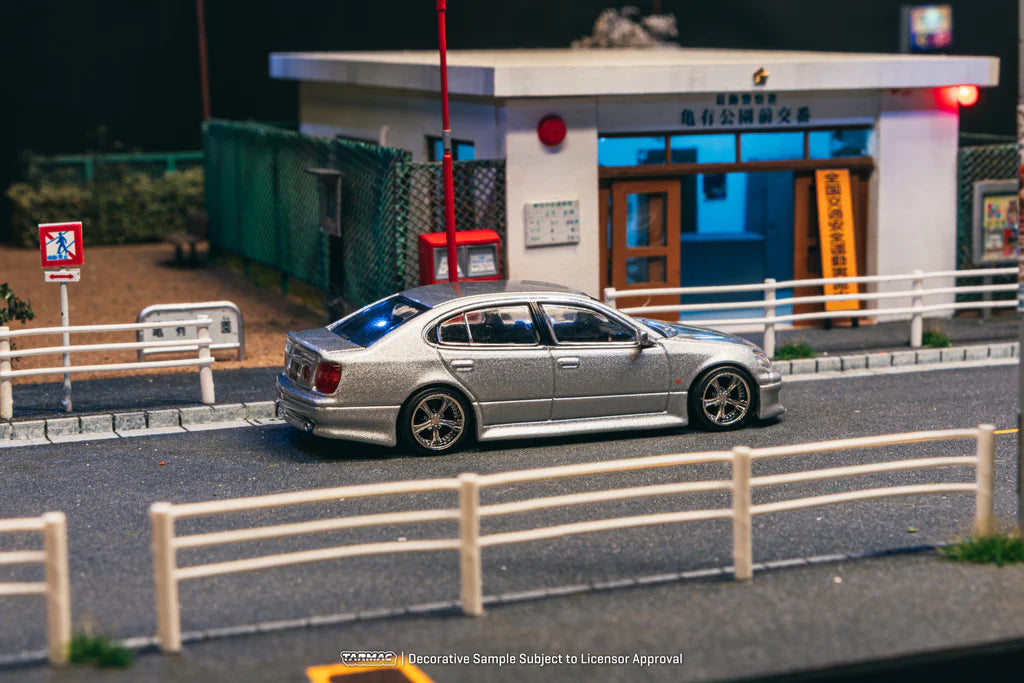 (PRE-ORDER) TARMAC WORKS GLOBAL64 1:64 VERTEX Toyota Aristo JZS161 Silver T64G-081-SL