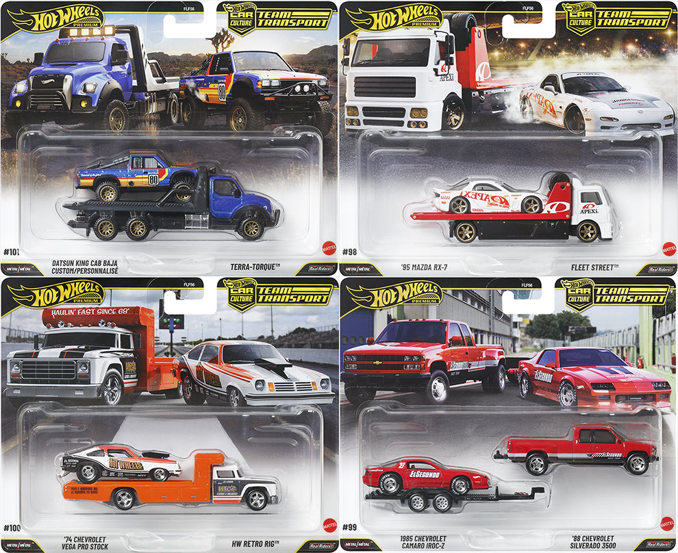 (PRE-ORDER) 2027 Hot Wheels 1:64 Team Transport 2026 N Case Assortment Factory Sealed Case of 4 FLF56-957N