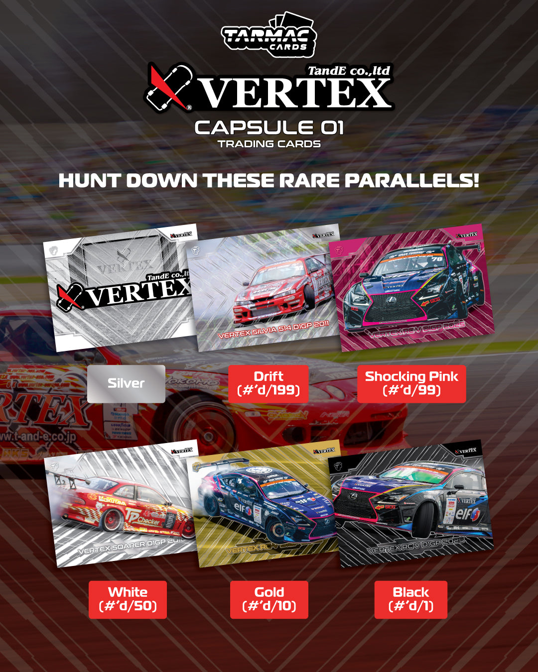 (PRE-ORDER) Tarmac Cards Vertex Capsule 01 Full Box