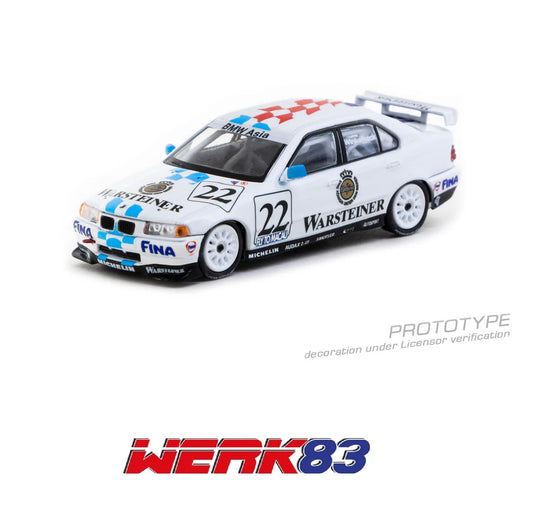 (PRE-ORDER) WERK83 1:64 BMW 320i Macau Guia Race 1996 Joachim Winkelhock #22 WK83-034h
