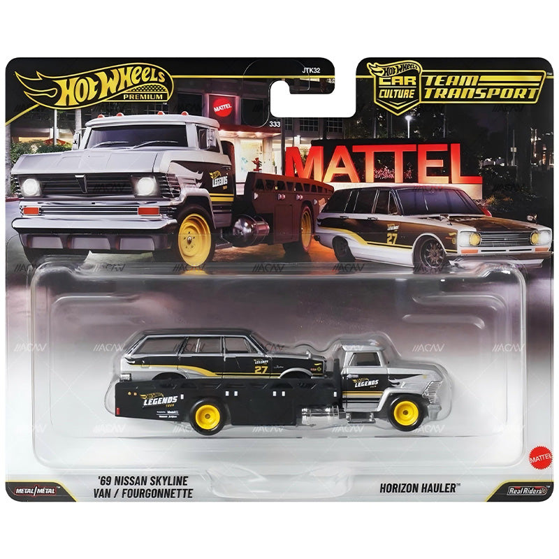 (PRE-ORDER) 2027 Hot Wheels Premium Car Culture Legends Tour '69 Nissan Skyline Horizon Hauler JKT32