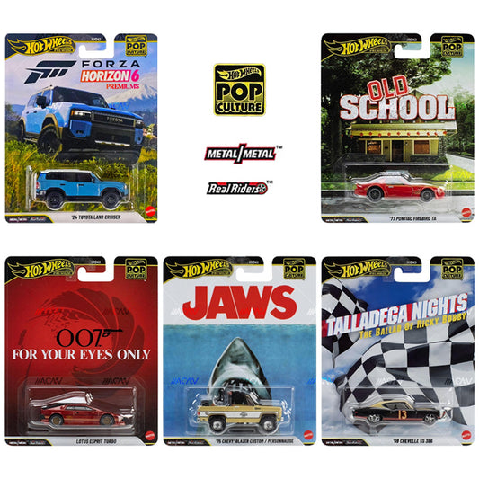(PRE-ORDER) 2026 Hot Wheels 1:64 Pop Culture T Case Assortment Set of 5 Cars