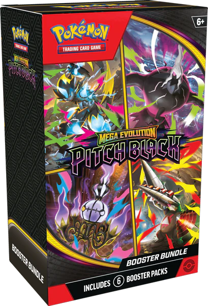 (PRE-ORDER) Pokemon TCG ME05 Mega Evolution Set 5 Pitch Black Booster Bundle