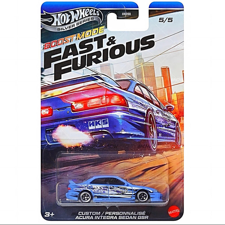 (PRE-ORDER) 2027 Hot Wheels Silver Series Fast & Furious Themed Mix #2 "Boose Mode" Full Set of 5 Case