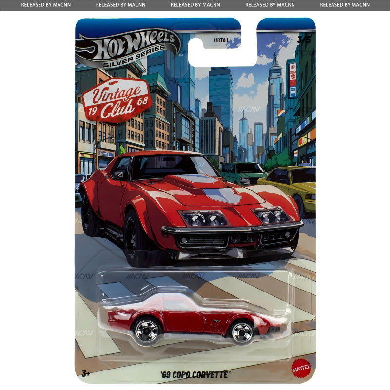 (PRE-ORDER) 2026 Hot Wheels Silver Series Vintage Club Racing MIX 3 Factory Sealed Case of 10 Cars HRT81-956K