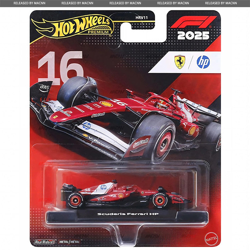 (PRE-ORDER) Hot Wheels 1:64 F1 2025 Racing Premium M Assortment HRV11-956M