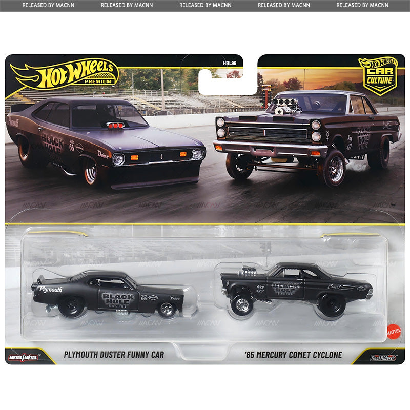 (PRE-ORDER) 2026 Hot Wheels 1:64 Premium Car Culture Two Pack Mix 4 Cyberpunk/ Black Hole/ McLaren Set of 3