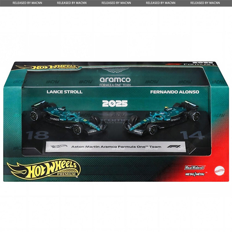 (PRE-ORDER) 2026 Hot Wheels Premium F1 2 Pack "Mix 3 of 2026" Ferrari/Aston Martin/ Alpine JMM89- 956C