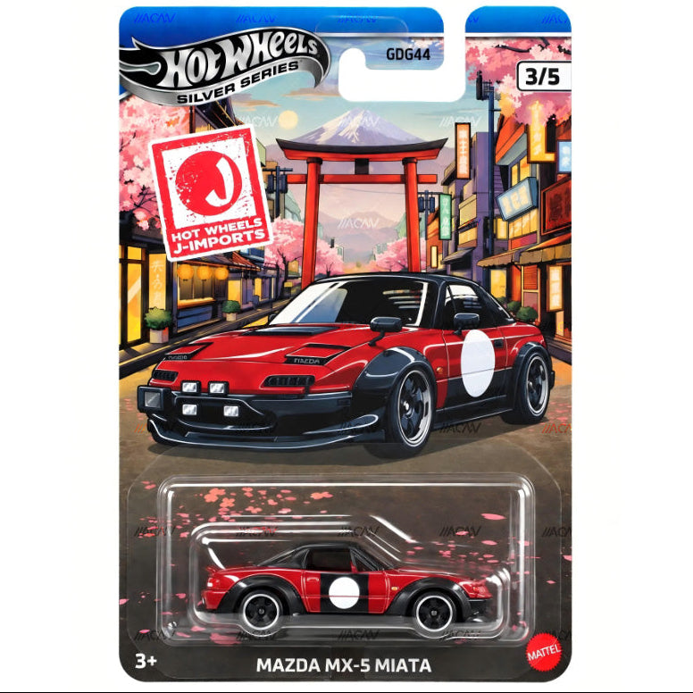 (PRE-ORDER) 2027 Hot Wheels 1:64 HW Themed Automotive Asst Mix 1 Hot Wheels J-Imports (GDG44-958A) Factory Sealed Case of 10