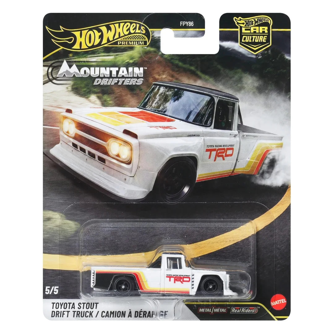 (PRE-ORDER) 2027 Hot Wheels 1:64 Premium Car Culture "A Case" Mountain Drifters Factory Sealed Case of 10 Cars FYP86-962A