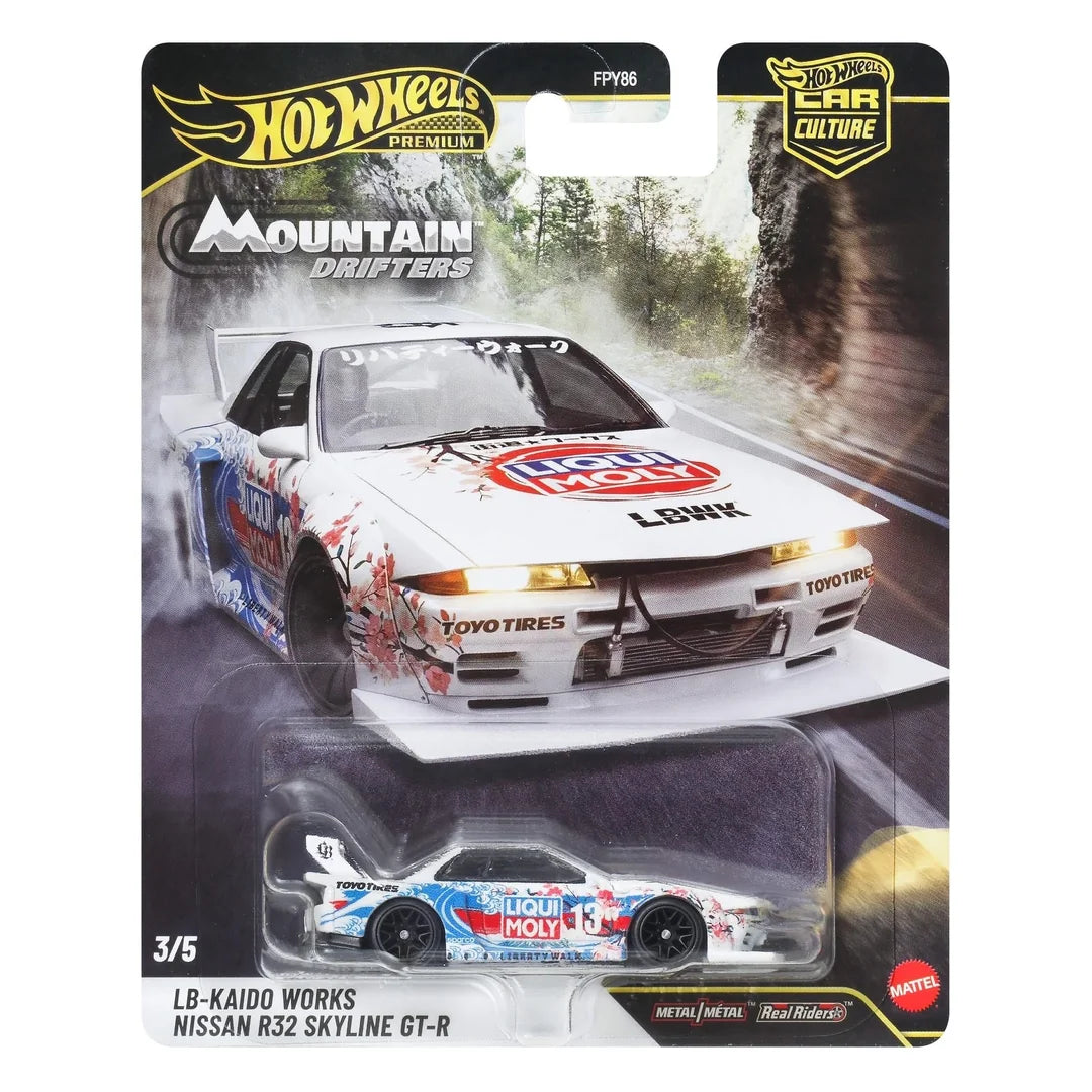 (PRE-ORDER) 2027 Hot Wheels 1:64 Premium Car Culture "A Case" Mountain Drifters Factory Sealed Case of 10 Cars FYP86-962A