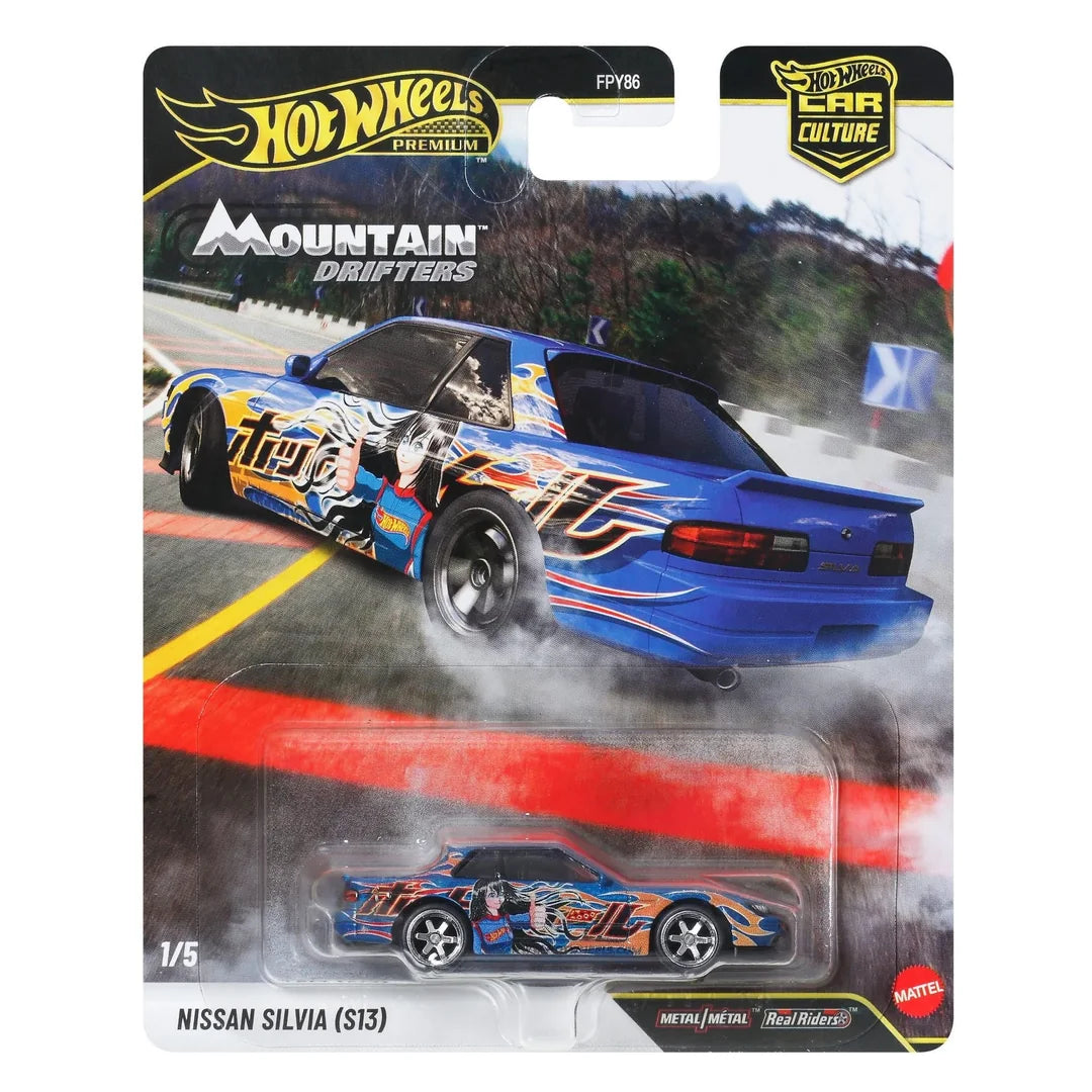 (PRE-ORDER) 2027 Hot Wheels 1:64 Premium Car Culture "A Case" Mountain Drifters Factory Sealed Case of 10 Cars FYP86-962A