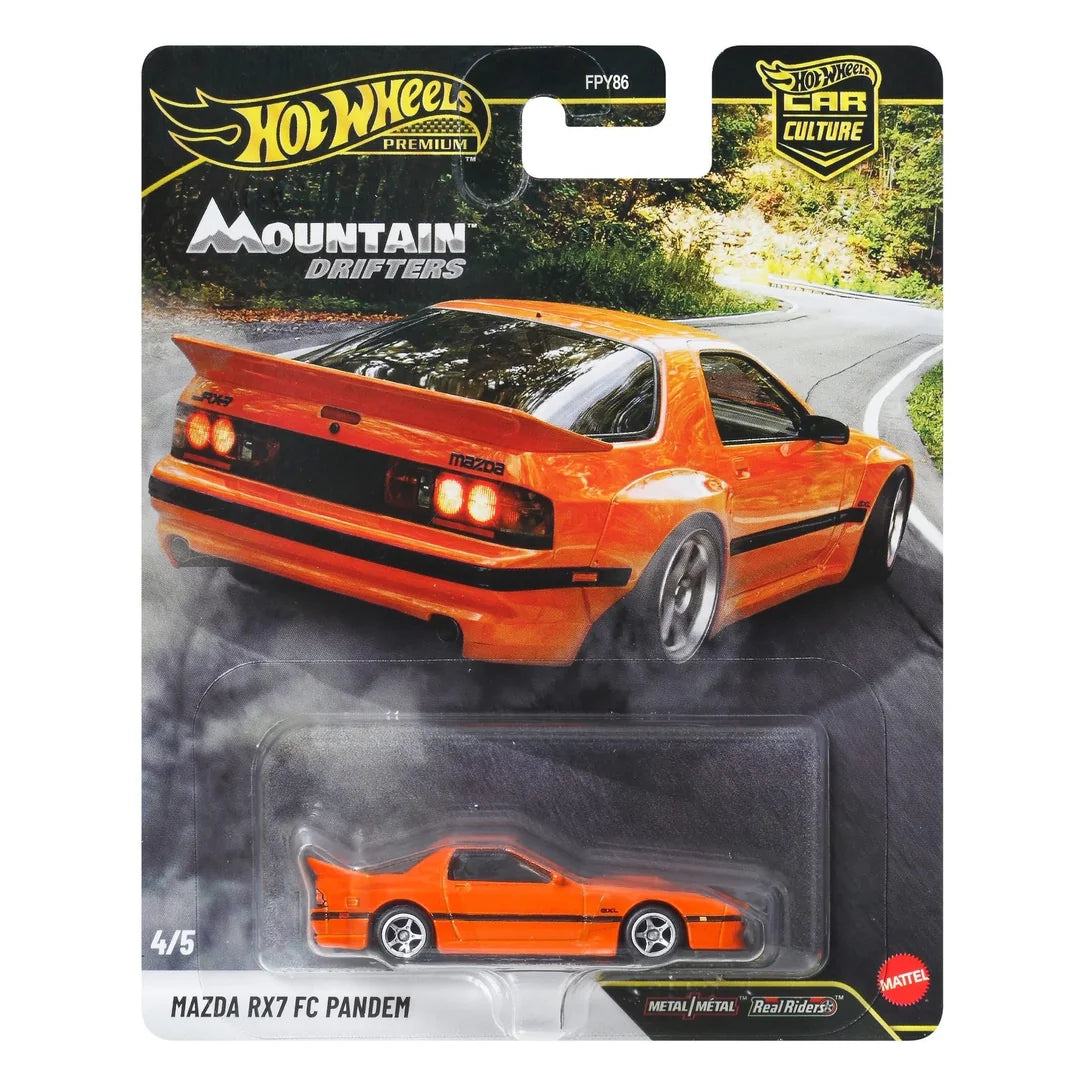 (PRE-ORDER) 2027 Hot Wheels 1:64 Premium Car Culture "A Case" Mountain Drifters Factory Sealed Case of 10 Cars FYP86-962A