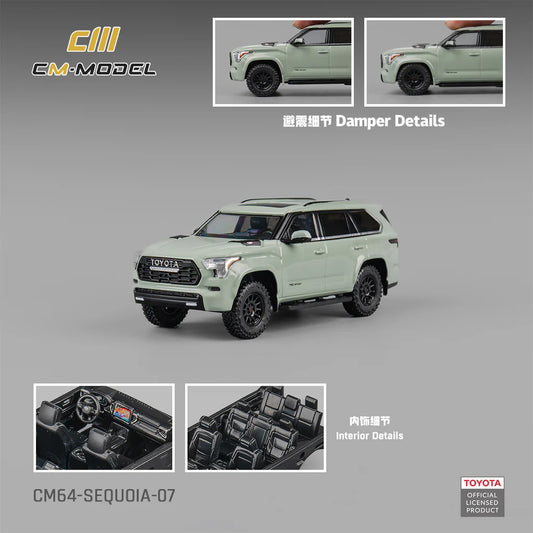 (PRE-ORDER) CM MODEL 1:64 Toyota Sequioa Cyan CM64-Sequoia-07