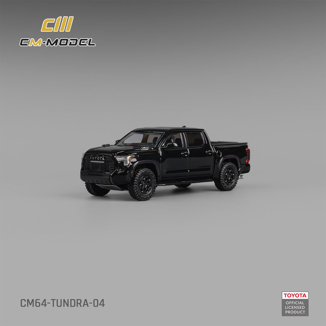 (PRE-ORDER) CM MODEL 1:64 Toyota Tundra Gloss Black CM64-Tundra-04