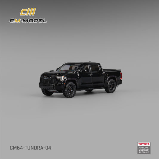 (PRE-ORDER) CM MODEL 1:64 Toyota Tundra Gloss Black CM64-Tundra-04