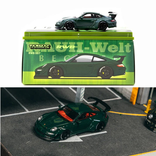 (PRE-ORDER) Tarmac Works 1:64 RWB 997 Green IDE 2025 Exclusive Event Model T64-TL057-GR