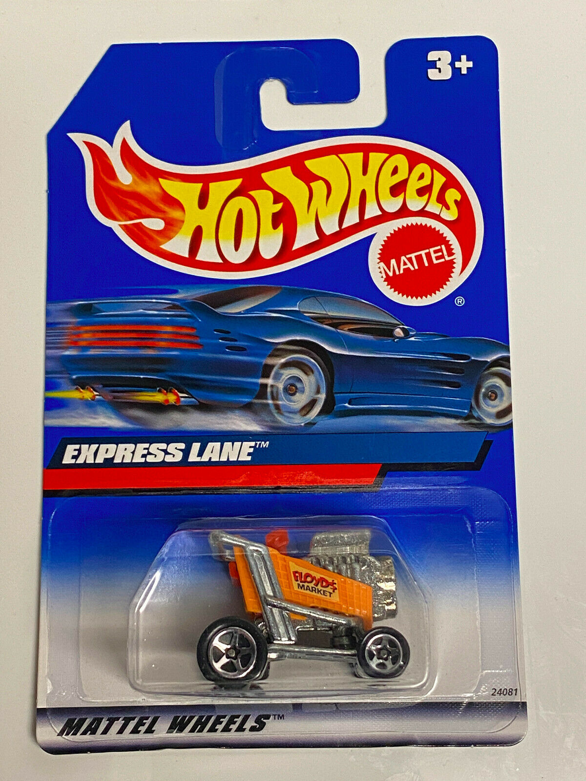 1999 Hot Wheels Express Lane Floyd's Market International Card VHTF NIP