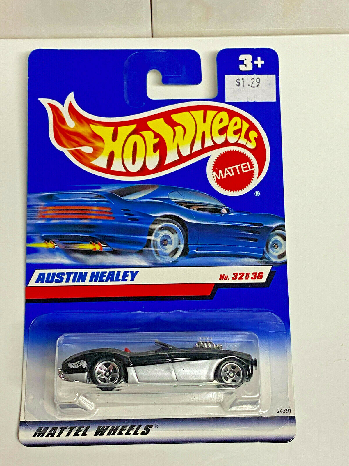 2000 Hot Wheels First Editions #32/36 Austin Healy International Card NIP