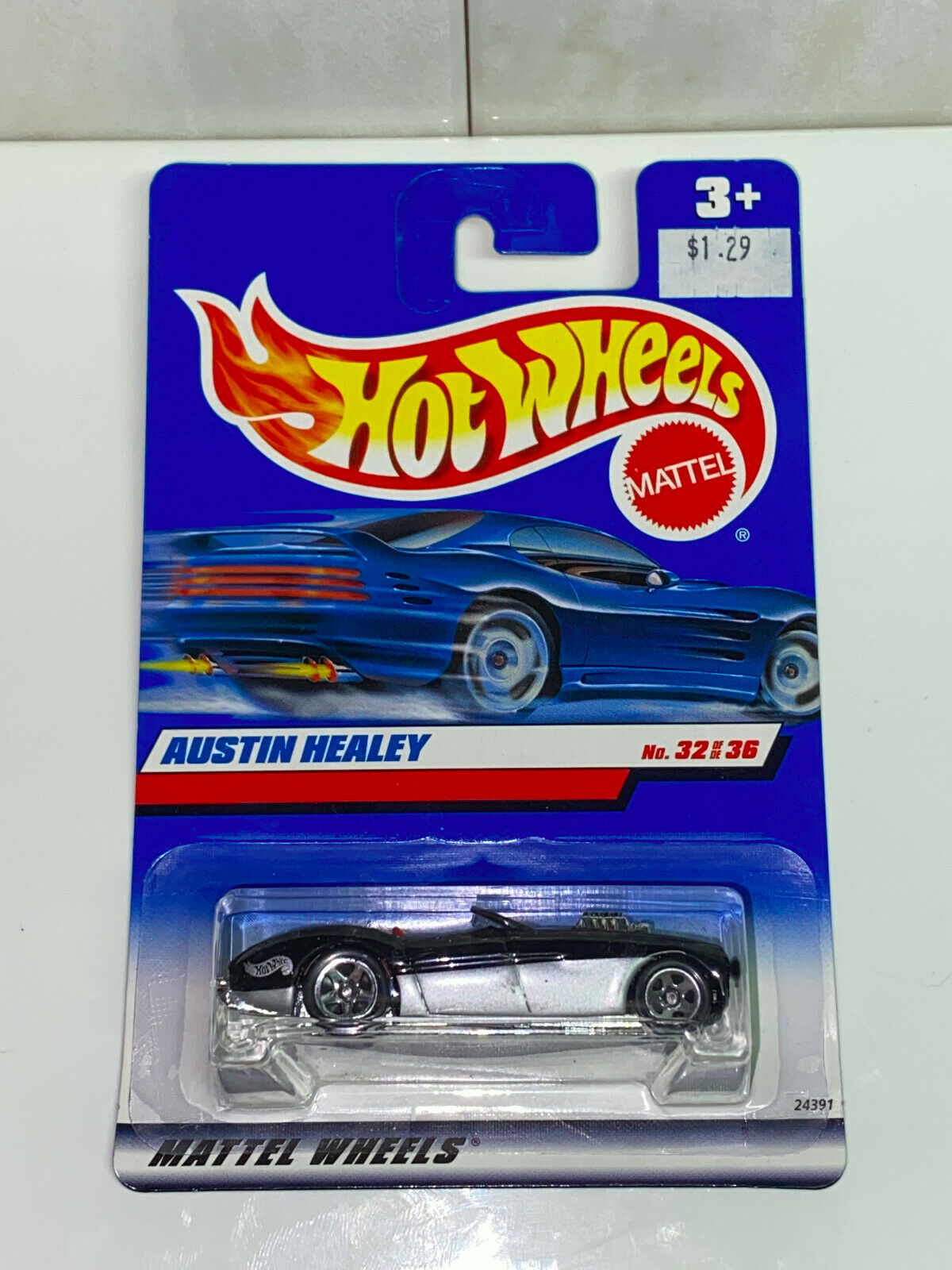 2000 Hot Wheels First Editions #32/36 Austin Healy International Card NIP