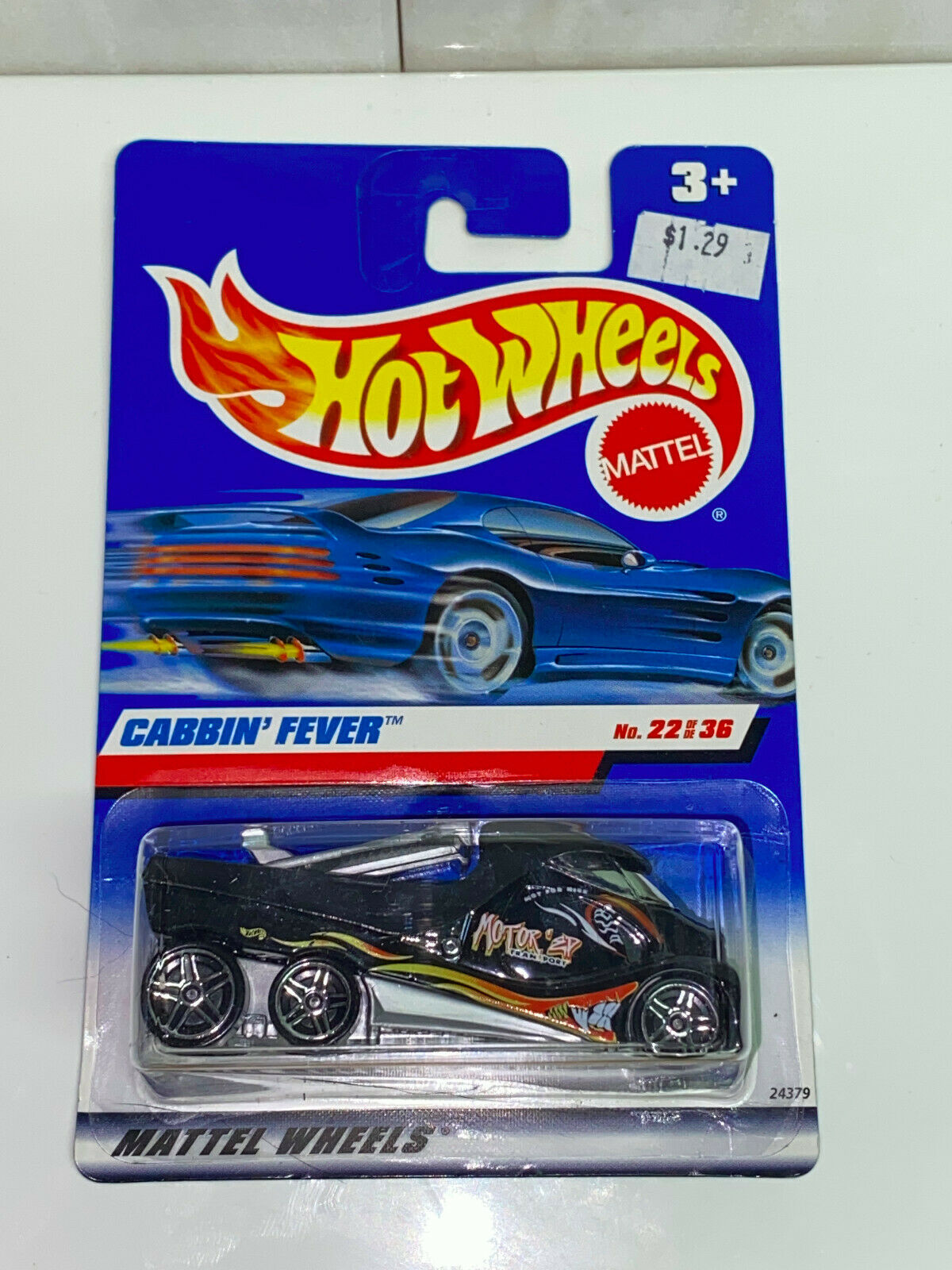 2000 Hot Wheels First Editions Cabbin' Fever #22/36 International Card NIP