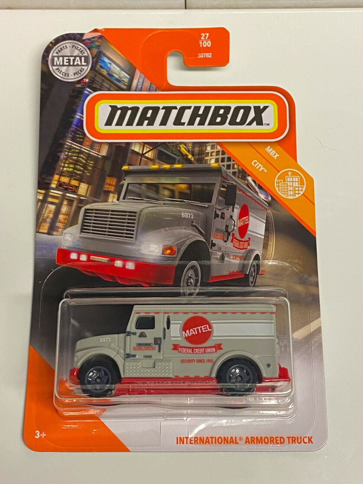 2020 Matchbox International Armoured Truck Mattel Federal Credit Union NIP