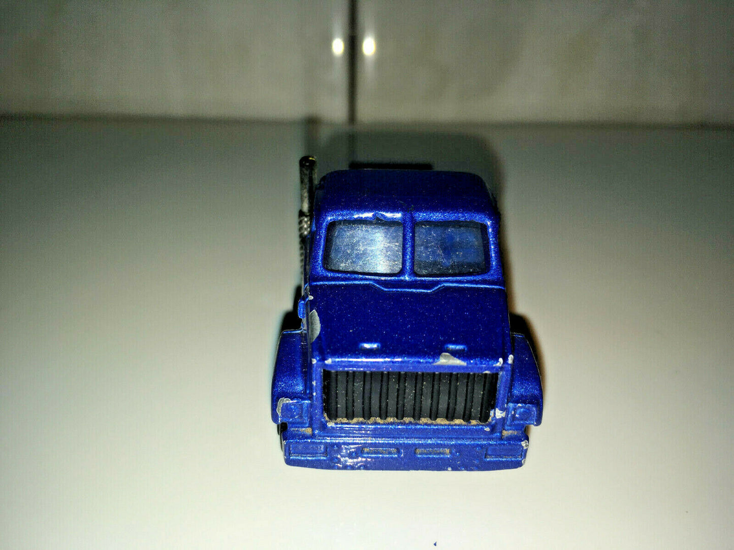 RARE VINTAGE Majorette Saviem ECH 1/100 Blue Truck