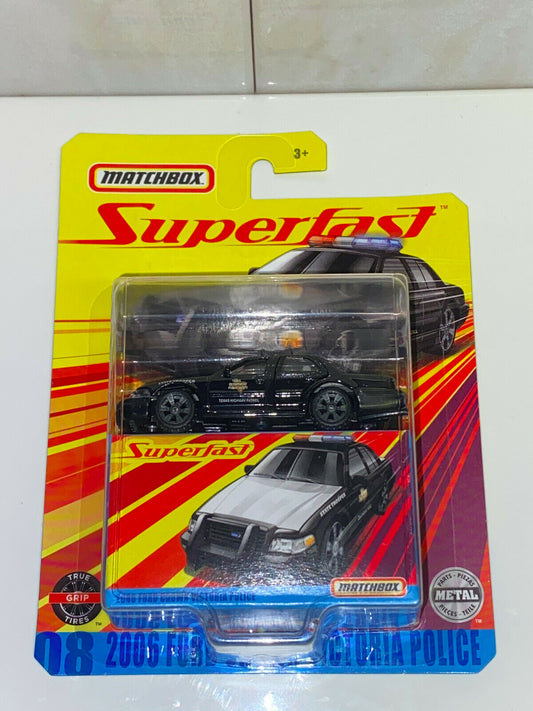 2020 Matchbox Superfast Premium Real Riders 2006 Ford Crown Victoria Police