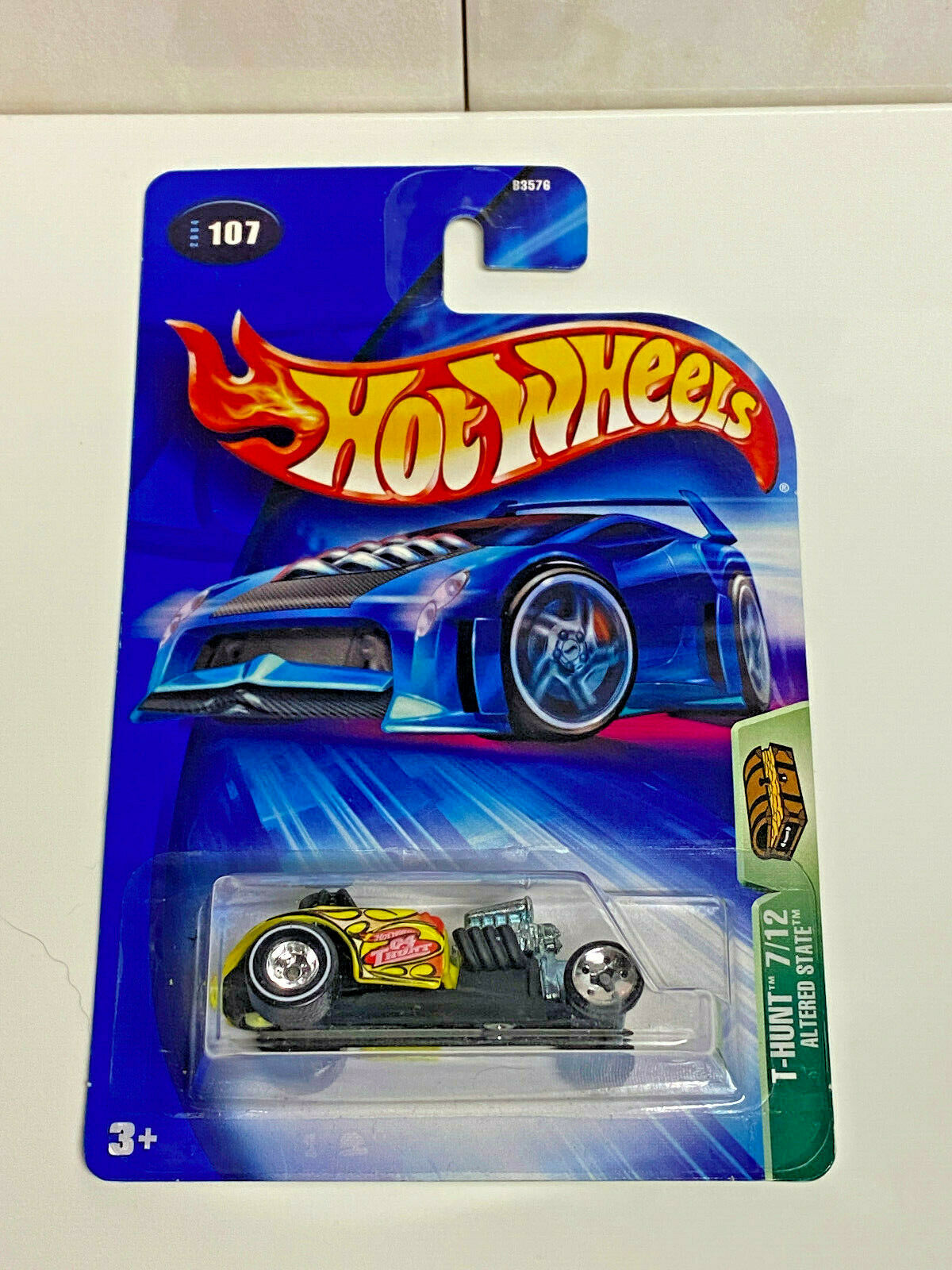 2004 Hot Wheels Treasure Hunt 7/12 Altered State Collector #107 Real Riders NIP